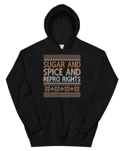 Sugar And Spice And Repro Rights Hoodie