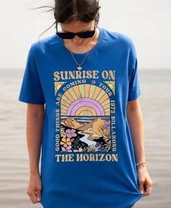 Sunshine On The Horizon Retro Vintage T-Shirt