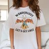 Wanderlust Let's Het Lost Retro T-Shirt