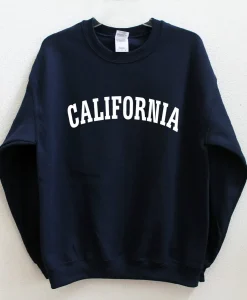 CALIFORNIA Graphic Print Unisex Sweatshirt