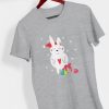 Christmas rabbit with presents T-shirt