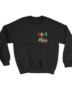 Ctrl over heart graphic Unisex Sweatshirt