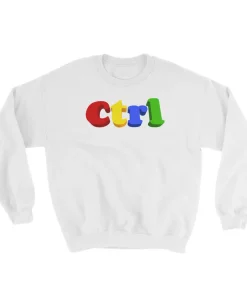 Ctrl rainbow graphic Unisex Sweatshirt