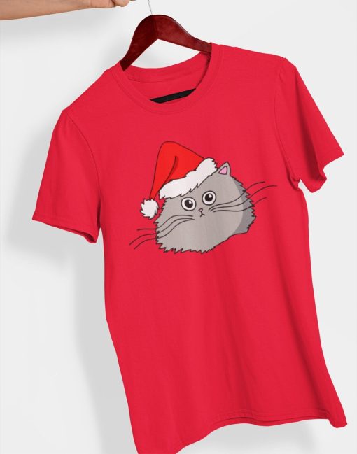 Cute Christmas kitty T-shirt