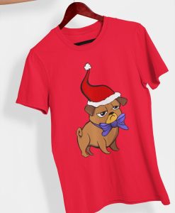 Cute Christmas pug T-shirt