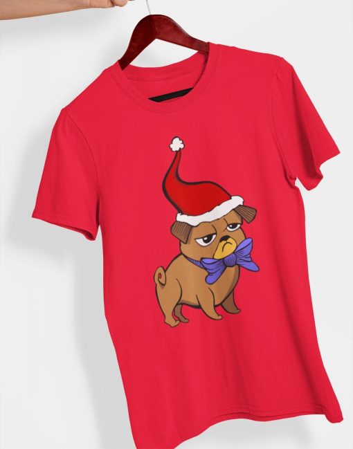 Cute Christmas pug T-shirt