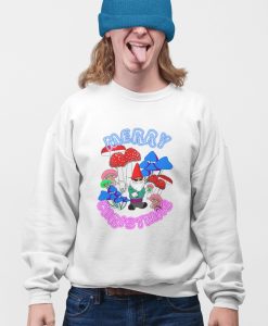 Merry Christmas with Magic Mushrooms sweatshirt