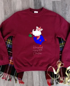 Merry little Christmas sweatshirt