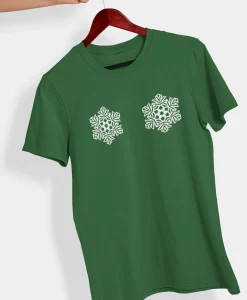 Minimalistic Snowflakes T-shirt