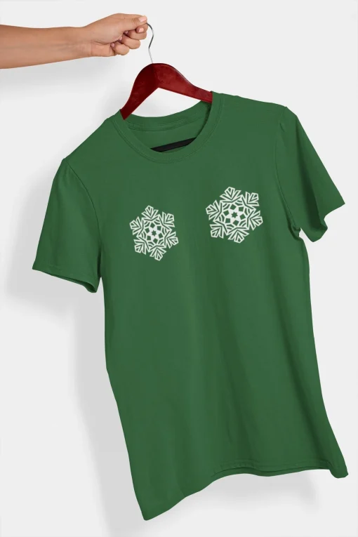 Minimalistic Snowflakes T-shirt