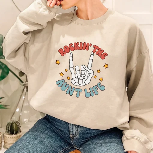 Rockin' Aunt Life Sweatshirt