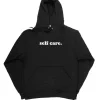 Self Care Black Unisex Hoodie