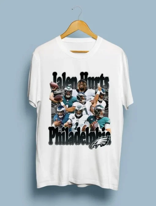 Vintage Style Jalen Hurts Philadelphia Eagle Shirt