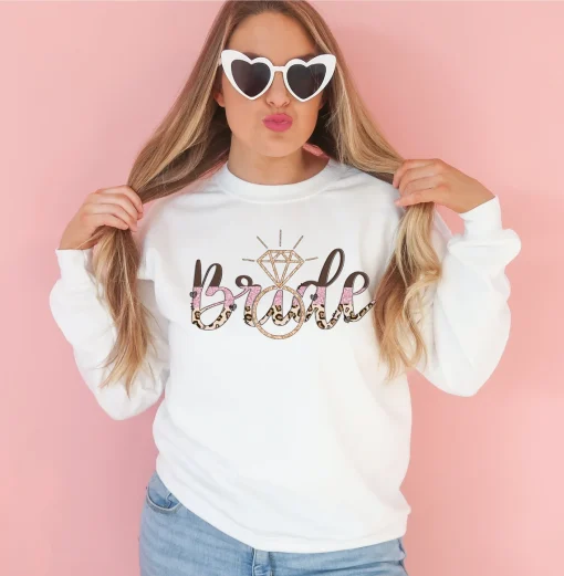 Bride Diamond Ring Sweatshirt