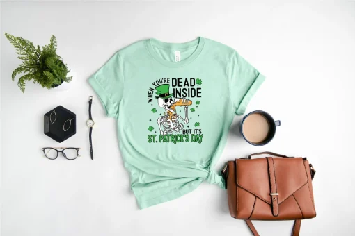 Drinking Skeleton St.Patricks Day Shirt