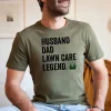 Husband Dad Lawn Care Legend Shirt