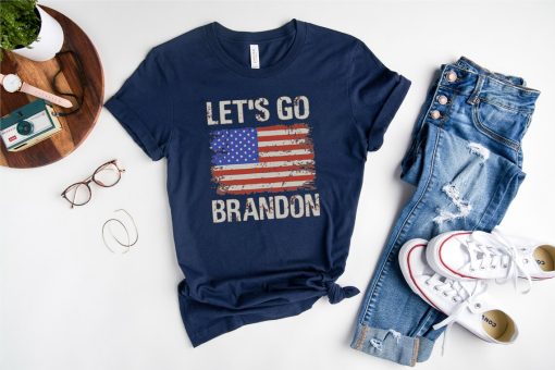 Let's Go Brandon American Flag Shirt