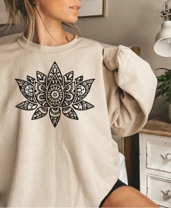 Mandala Lotus Sweatshirt