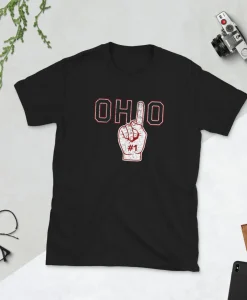 Ohio is Number 1 Foam Finger in Red T Shirt