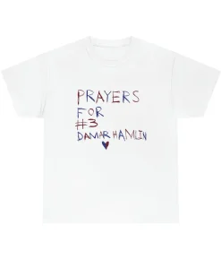 Pray for 3 Damar Hamlin shirt