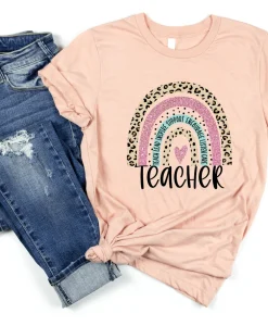 Rainbow Teacher Shirt