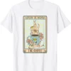 The Coffee Funny Coffee Tarot Card Witchy Caffeine Coffee T-Shirt