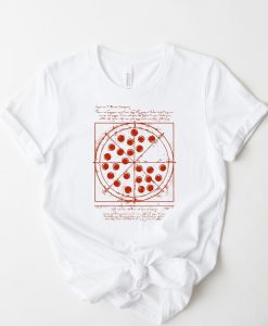 Vitruvian Pizza T Shirt