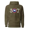 Wyoming 307 Bison Unisex Hoodie