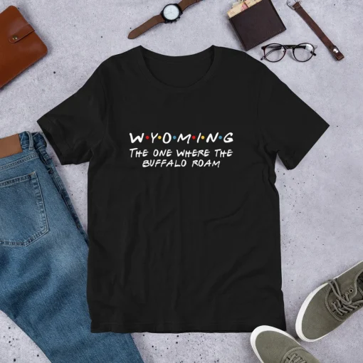 Wyoming FRIENDS Buffalo T-shirt