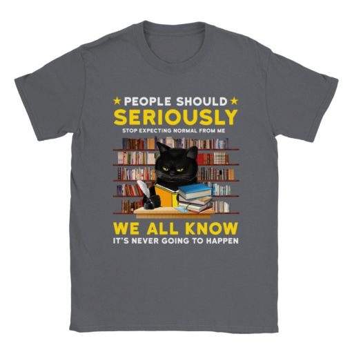 black cat books shirt