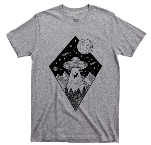 Alien UFO Abduction T Shirt