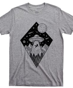 Alien UFO Abduction T Shirt