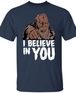 Bigfoot Believe Cotton Tee T Shirt