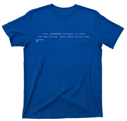 Commodore Basic Start Screen T Shirt