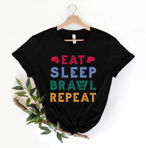 Eat Sleep Brawl T-shirt