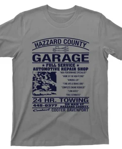 Hazzard County Garage T Shirt