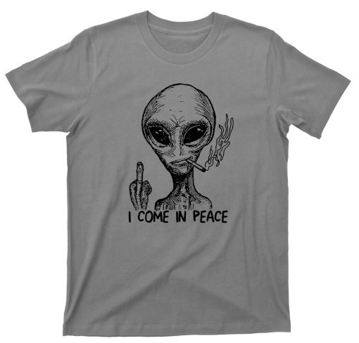 I Come In Peace UFO TShirt