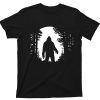 Moonlight Sasquatch Monkey Ape Man Yeti Cryptids Cryptozoology Graphic TShirt