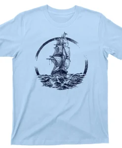 Ship Sailing The Ocean Seas T Shirt