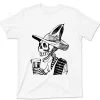 Skeleton Having Drink T Shirt