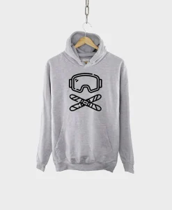 Skiing Winter Hoodie