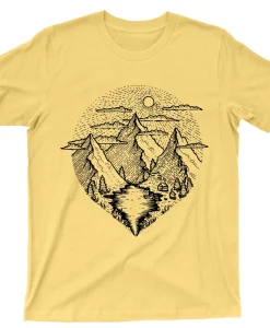 Sunrise Above Mountains T Shirt