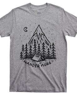 Wander More Camping T Shirt