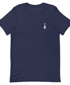 Bowling Pin Embroidered Men's T-Shirt