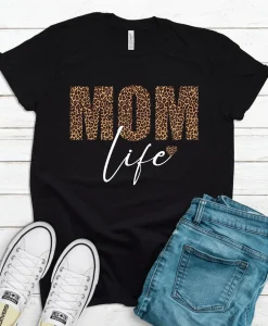 Leopard Mom Life Shirt